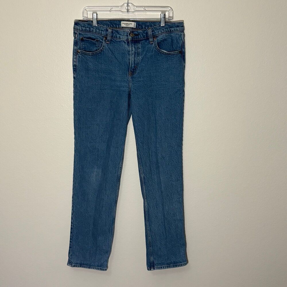 Abercrombie & Fitch The '90s Straight Mid Rise Jeans 31 Long